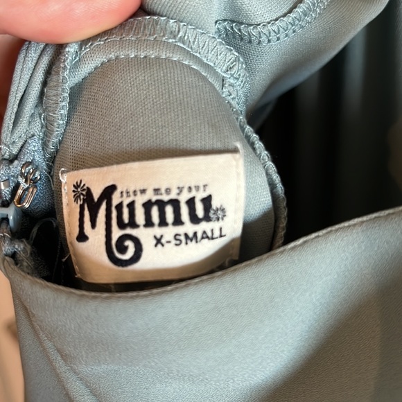 Silver sage show me your mumu bridesmaids dress - Picture 3 of 3